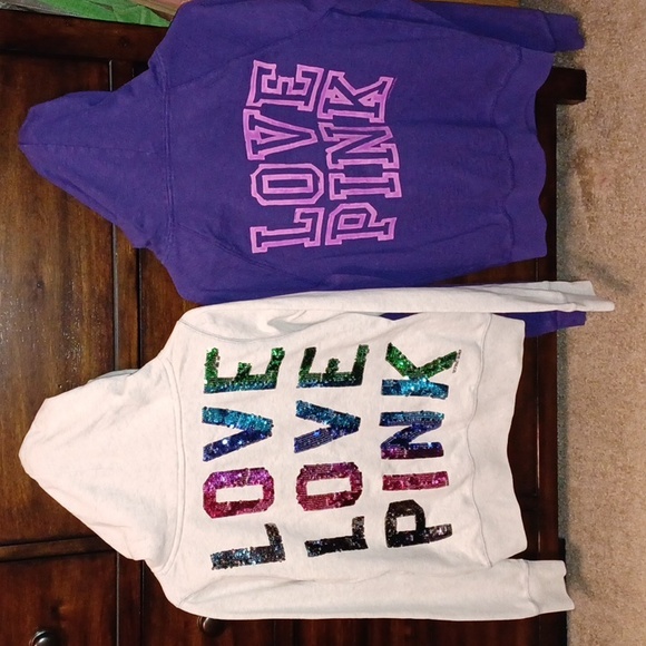 PINK Victoria's Secret Tops - Victoria's Secret Hoodie/Zip Up